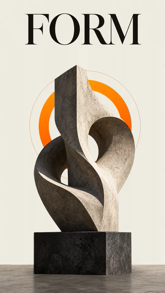Orange Orbit motion design preview